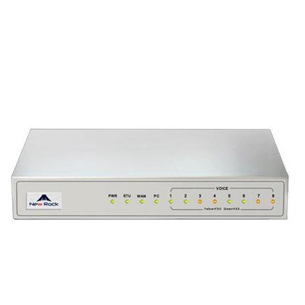 گیت وی تلفن آنالوگ به آی پی (FXO) نیوراک Newrock MX8G-8FXO NewRock MX8G-8FXO Gateway